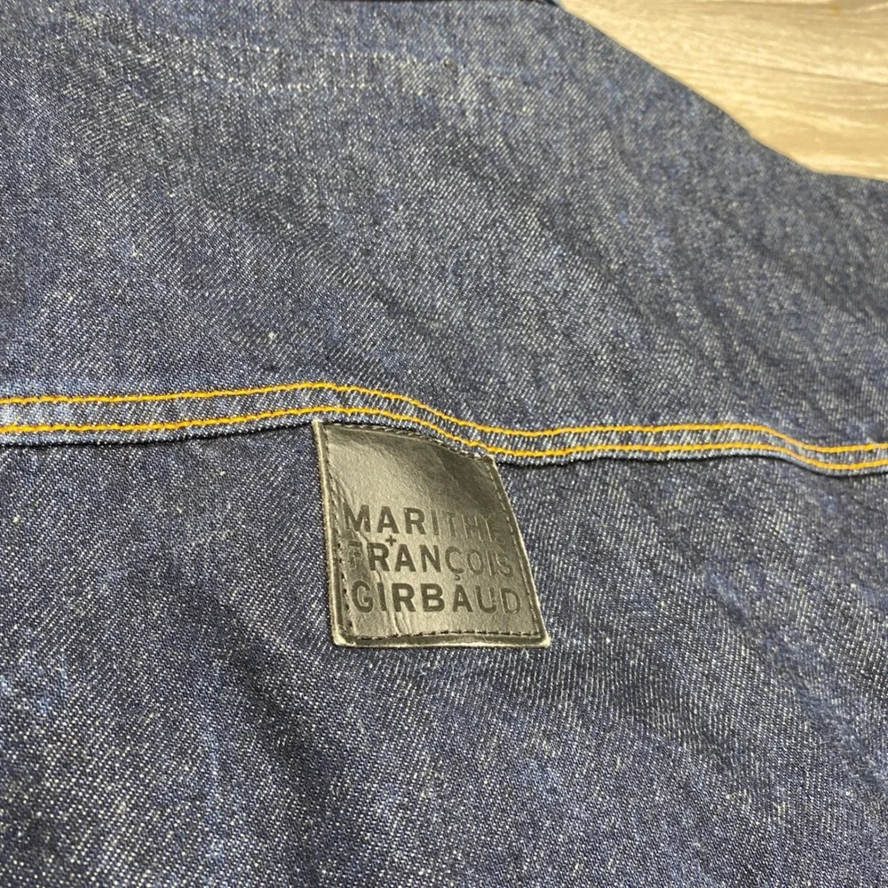 Marithe Francois Girbaud Denim Vest Mens XXL Blue Vintage Streetwear Casual